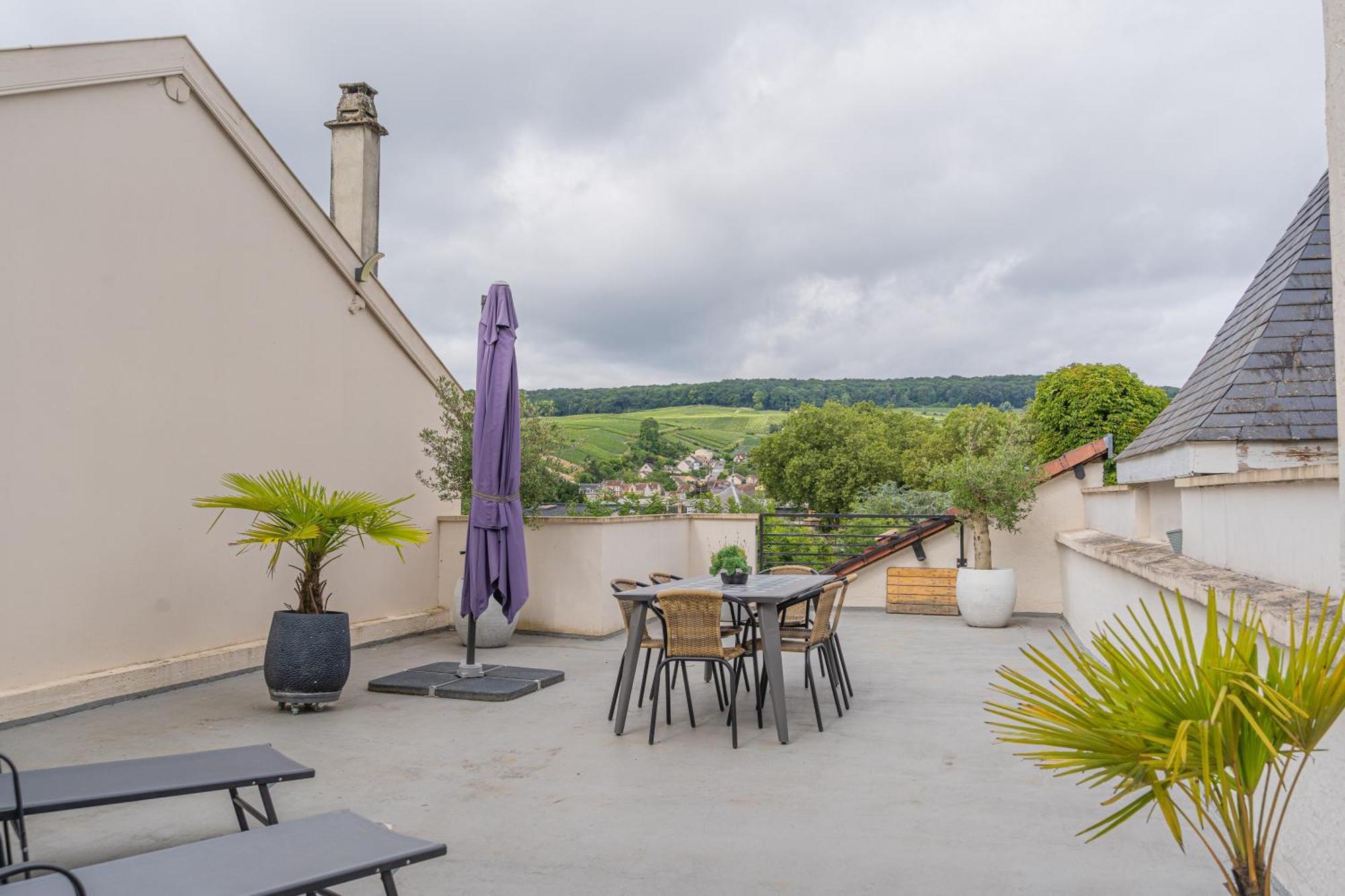 Terrasse 86 - Terrasse & Climatisation - 4-6 Personnes - Bnb Épernay Exteriér fotografie